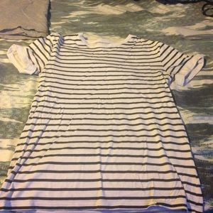 Black and white striped T-shirt